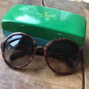 Kate Spade Oversized Circular Sunglasses